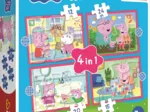 4 Puzzles - Peppa Loves Adventures