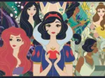 2 Puzzles - Enchanting princesses - Disney Princess