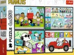 4 Puzzles - Peanuts adventures