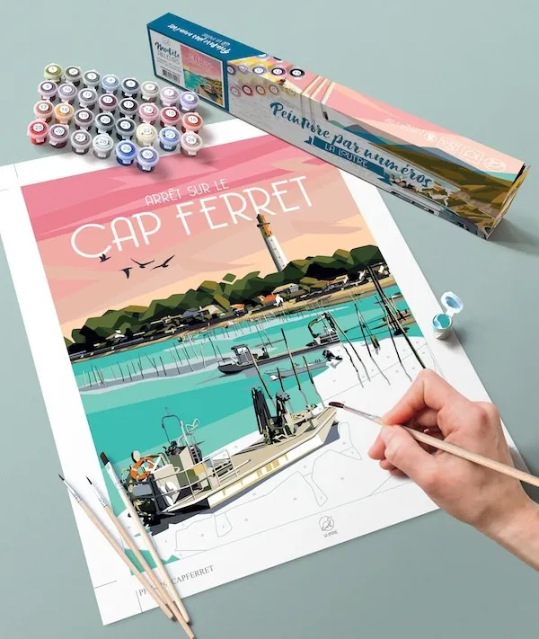 Paint by Numbers - Cap Ferret