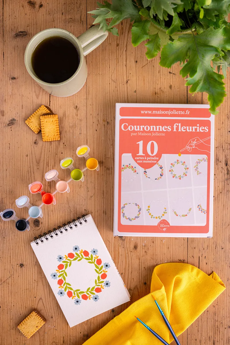 Paint by Numbers - Couronnes Fleuries