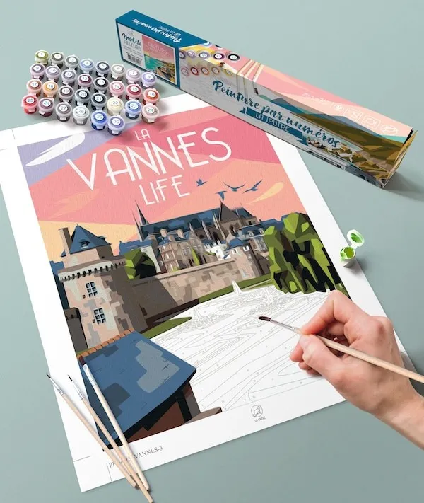 Paint by Numbers - Ramparts of Vannes