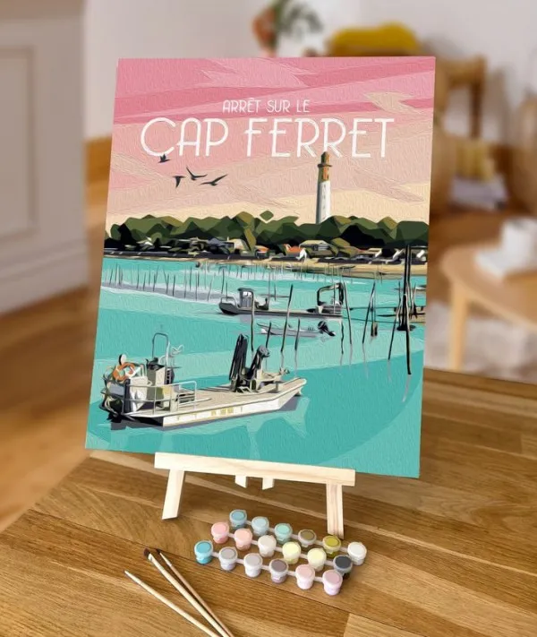 Paint by Numbers - Cap Ferret