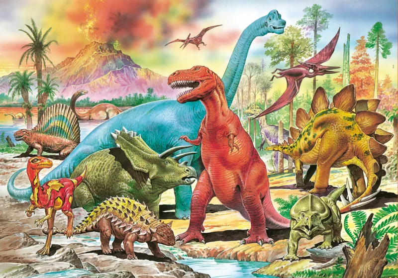 Jigsaw Puzzle - 100 Pieces - Dinosaurs