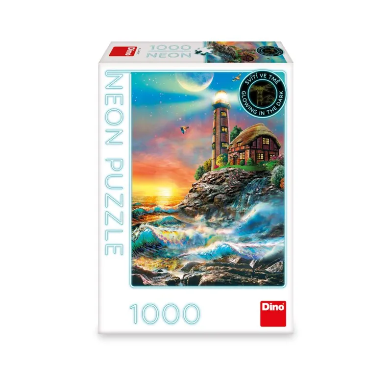 Neon Puzzle - Lighthouse