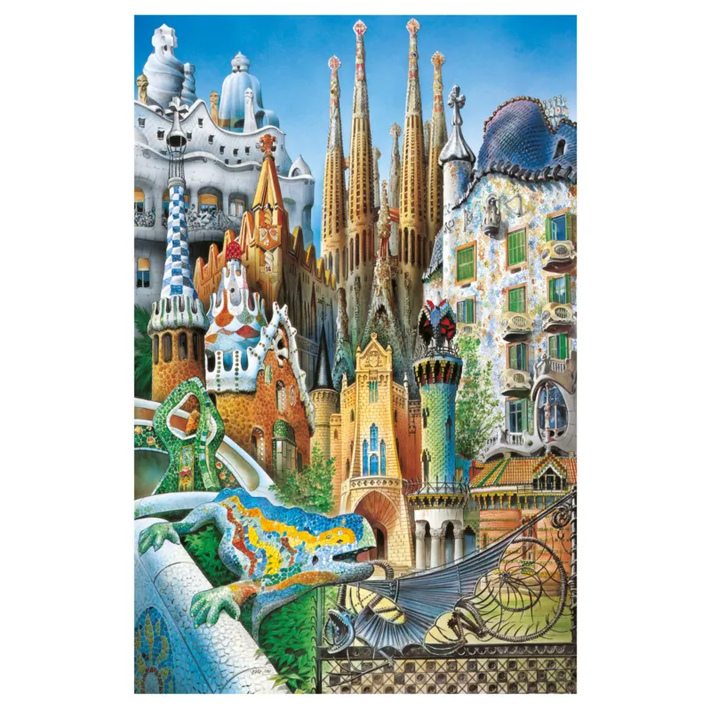 Gaudí, Collage