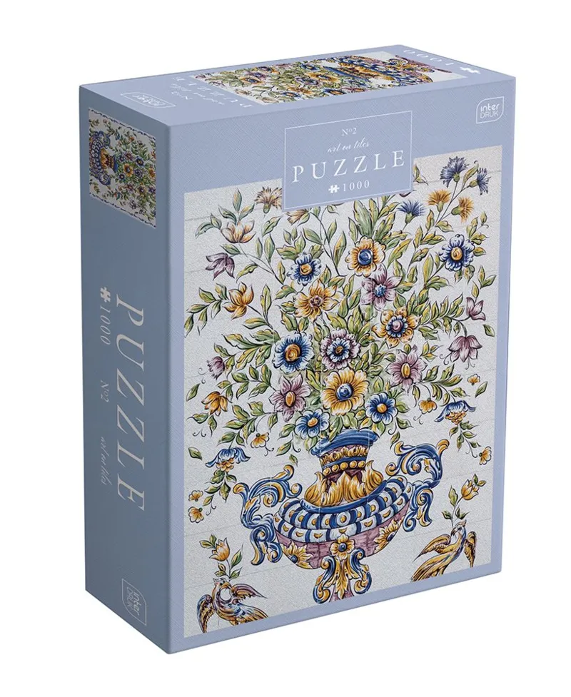 Art on Tiles - Floral Vase