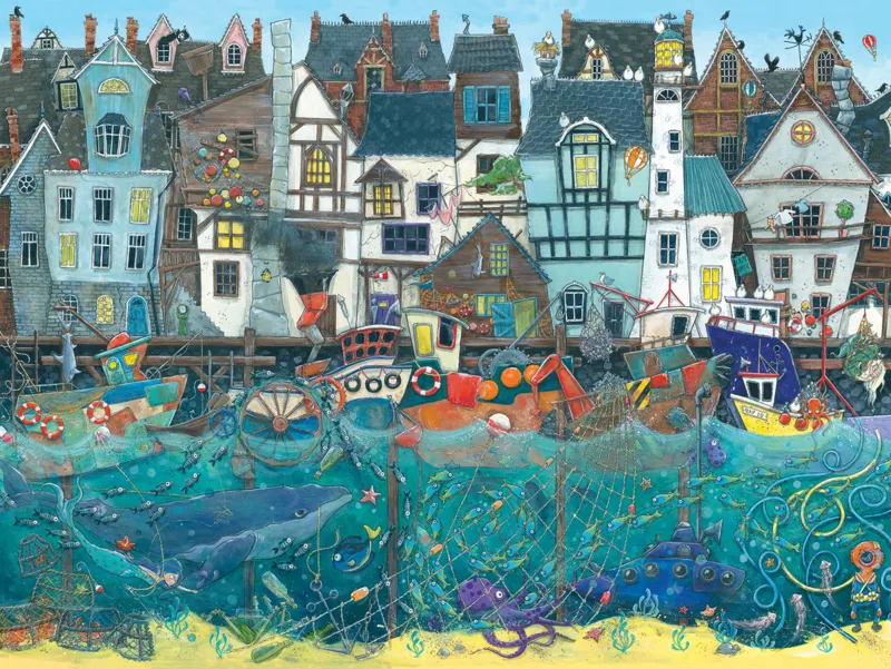 Habour Of Wonders: A Bustling Fantasy Port