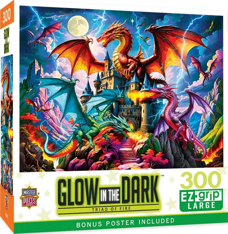 Glow in the Dark - Triad of Fire - EZ Grip