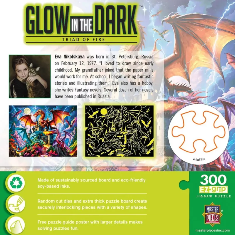 Glow in the Dark - Triad of Fire - EZ Grip