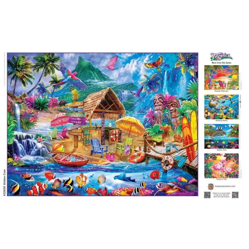 XXL Pieces - Tropics - Hidden Cove - EZ Grip