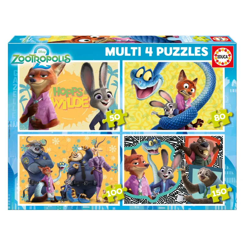 4 Puzzles - Zootopia 2