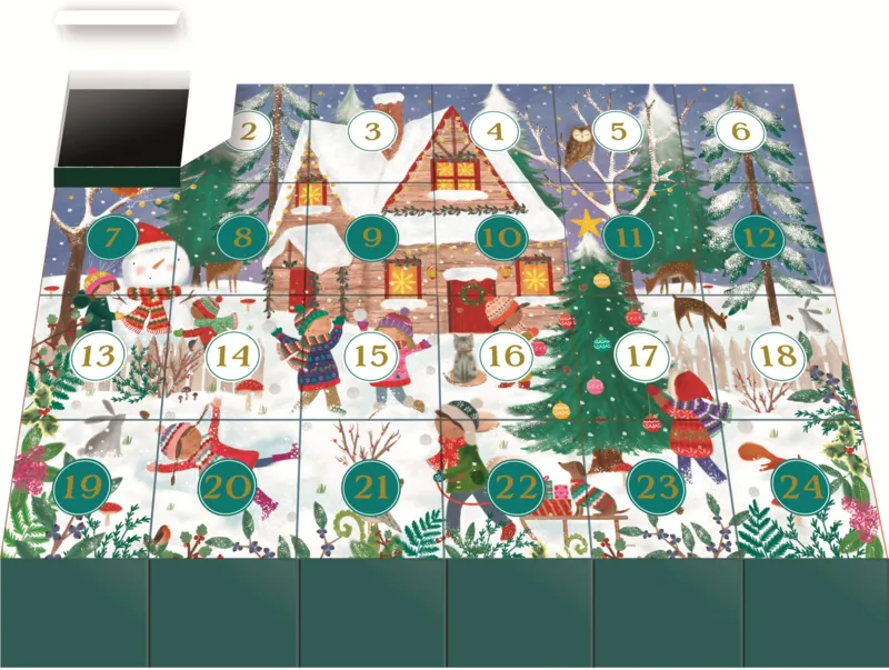 Adventskalender Puzzle - Frohe Feiertage