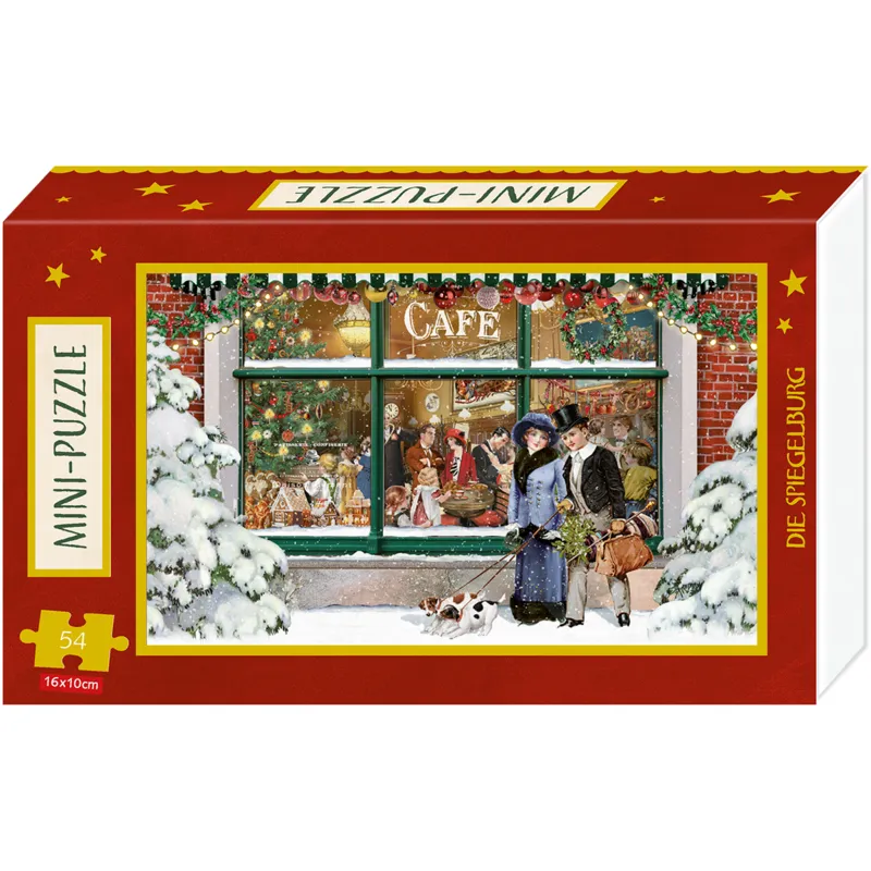 Mini-Puzzle - Festliche Weihnachten - Das Café
