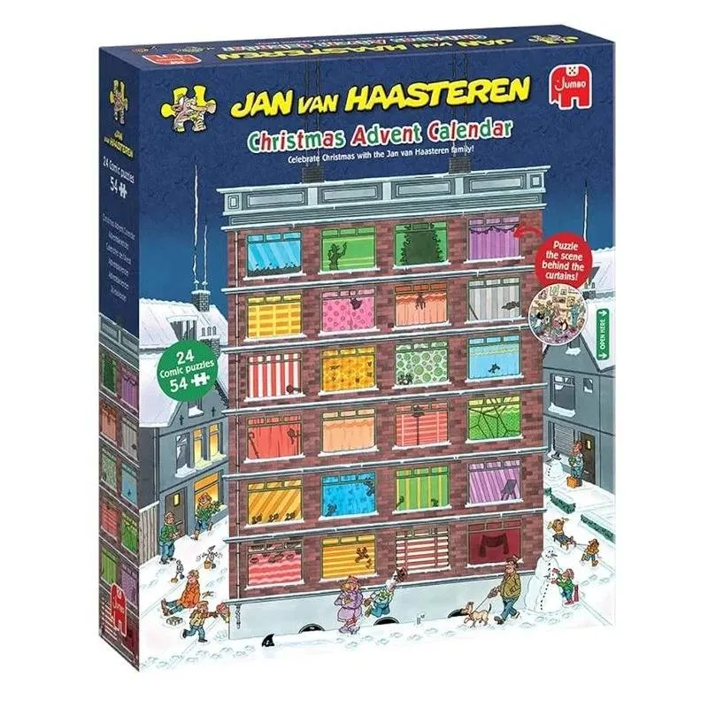 Jan van Haasteren - Advent Calendar 2025 - 24 puzzles with 54 pieces
