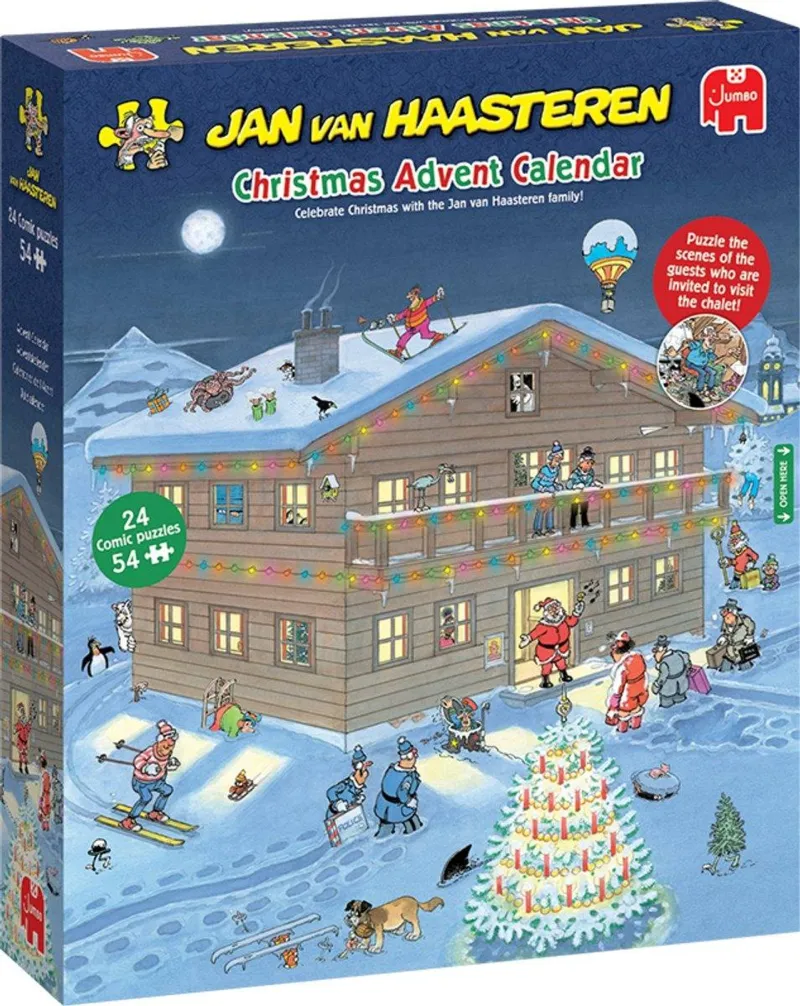 Jan van Haasteren - Advent Calendar 2025 - 24 puzzles with 54 pieces