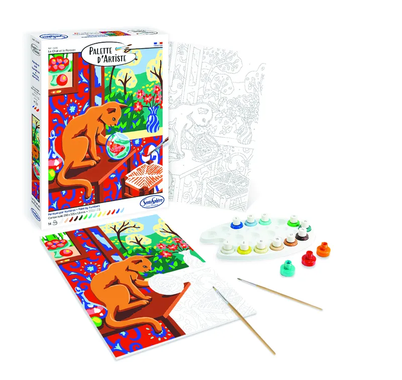 Palette D'Artiste - The Cat And The Fish