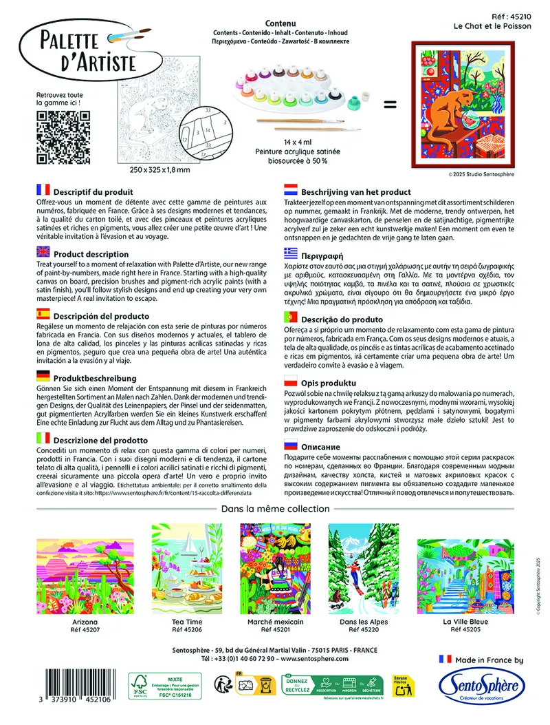 Palette D'Artiste - The Cat And The Fish