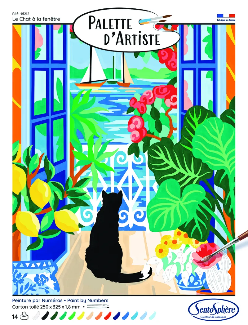 Palette D'Artiste - The Cat At The Window