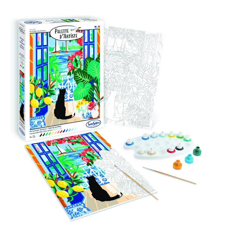 Palette D'Artiste - The Cat At The Window