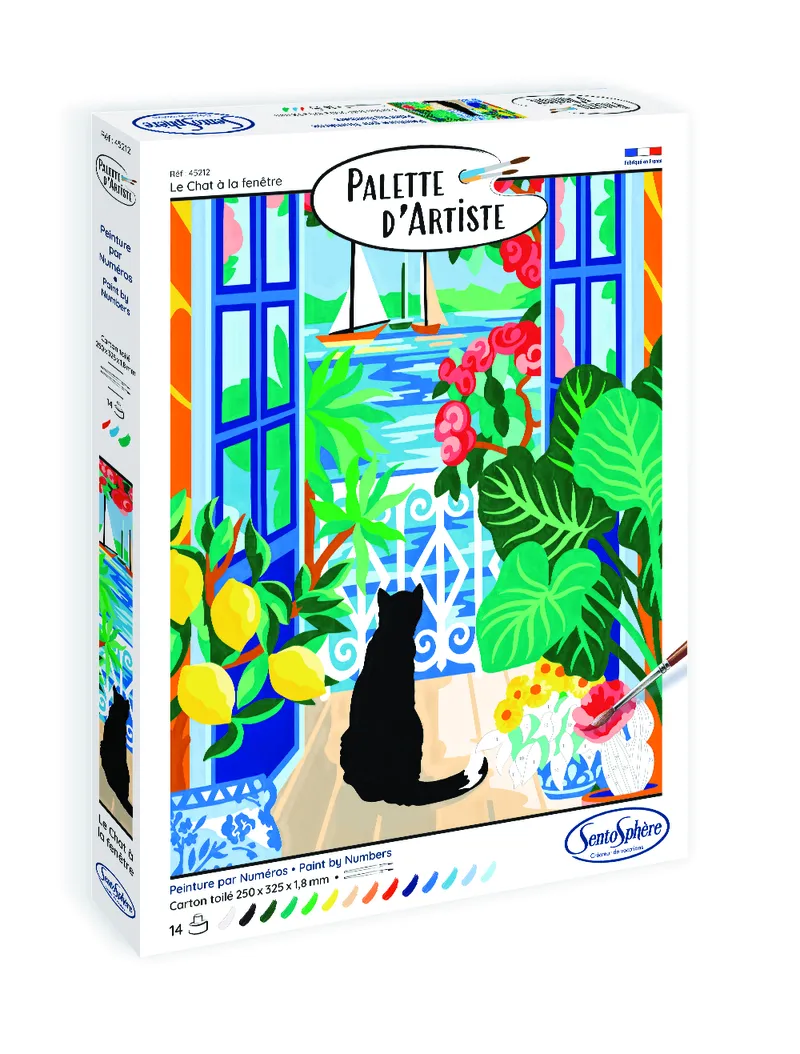 Palette D'Artiste - The Cat At The Window