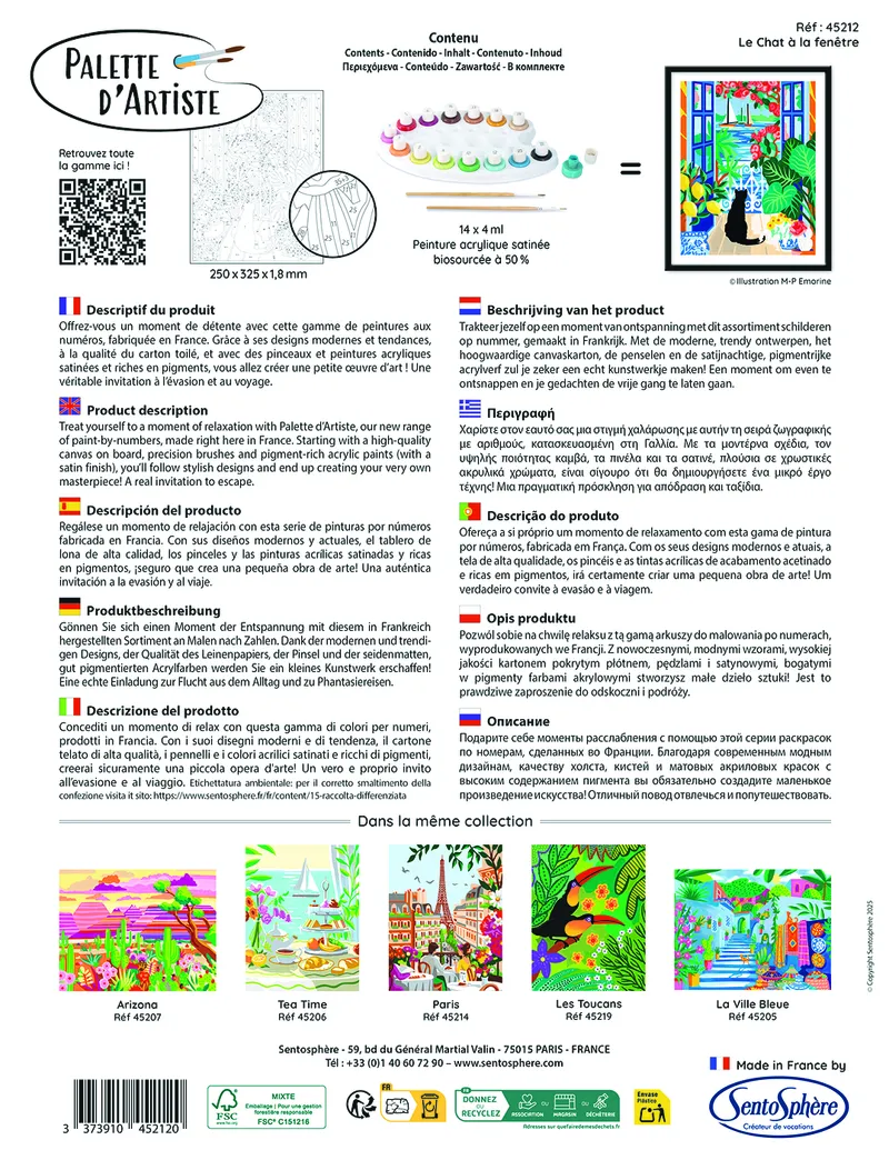 Palette D'Artiste - The Cat At The Window