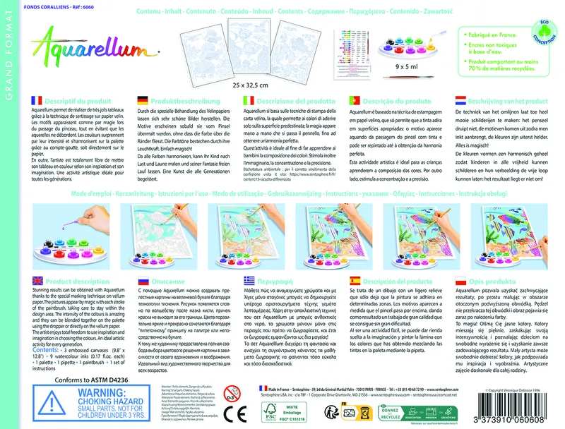 Aquarellum - Coral Background
