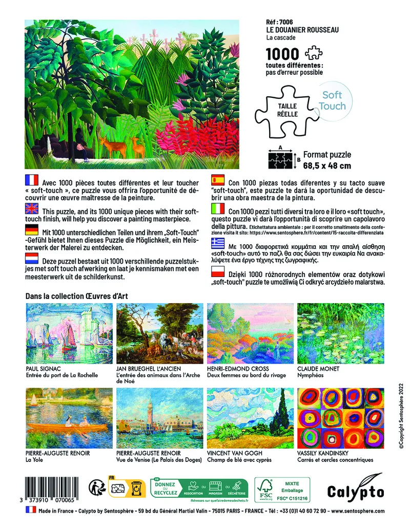 The Waterfall - The Customs Officer Rousseau