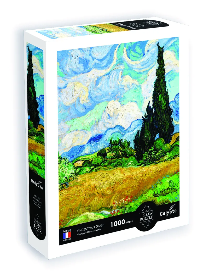 Wheat Field With Cypresses - Vincent Van Gogh