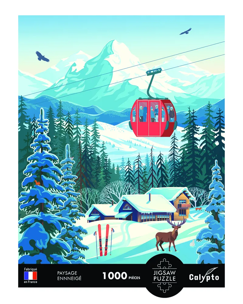 Illustration - Snowy Landscape