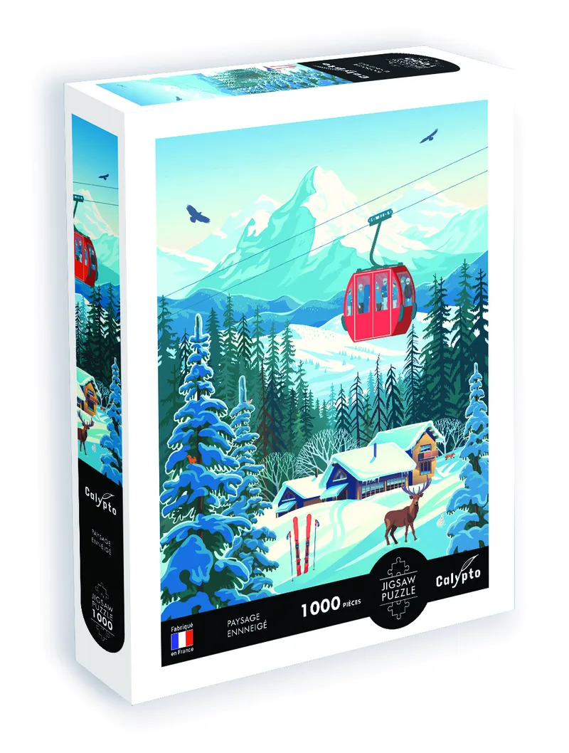 Illustration - Snowy Landscape