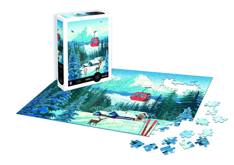 Illustration - Snowy Landscape