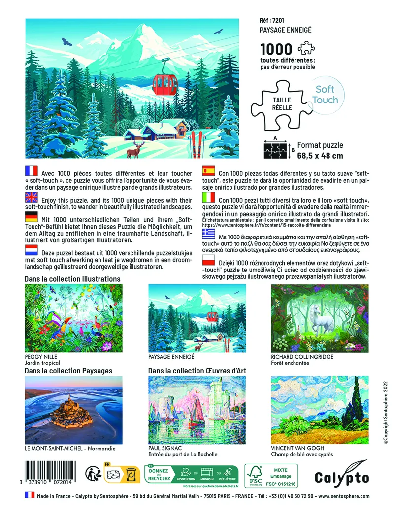 Illustration - Snowy Landscape