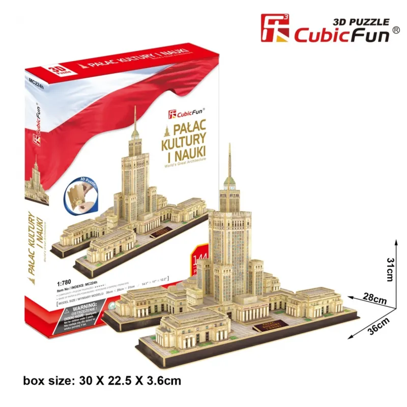 3D Puzzle - Palace of Culture and Science