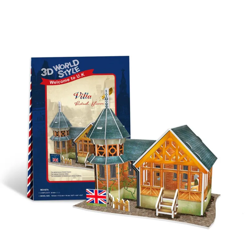 3D Puzzle - British Flavor Villa