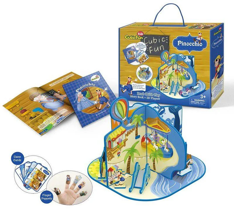 3D Puzzle - Pinocchio - Difficulty: 2/8