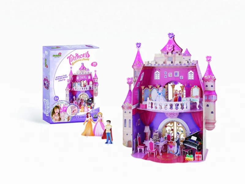 3D Puzzle - Princess Birthday Party