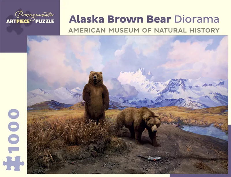 Alaska Brown Bear Diorama - American Museum of Natural History