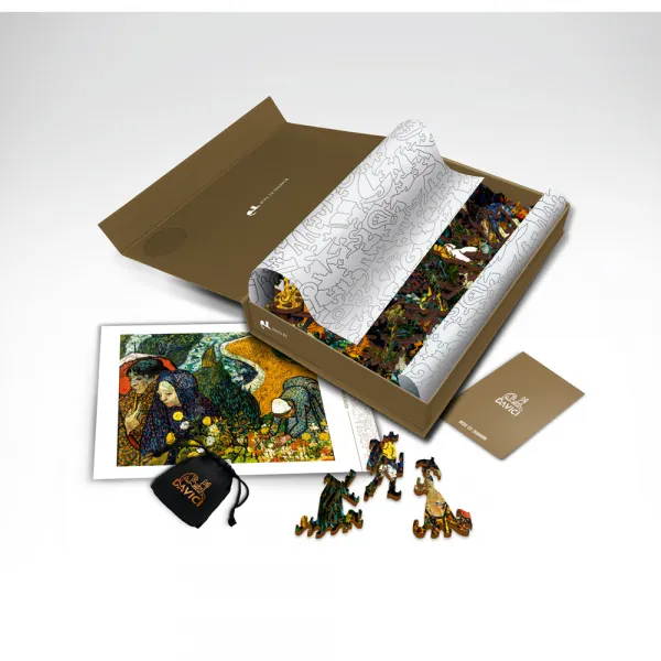 Wooden Jigsaw Puzzle - Spaziergang in Arles