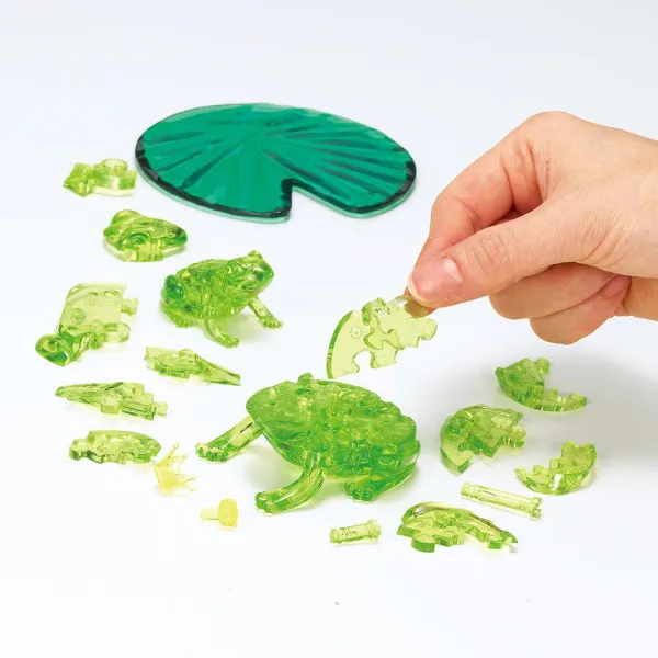 3D Puzzle - Crystal Puzzle - Frogs Couple
