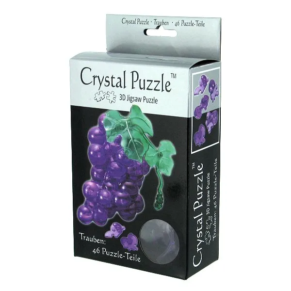 Jigsaw Puzzle - 3D - 46 Pieces - Wine Grape : Purple