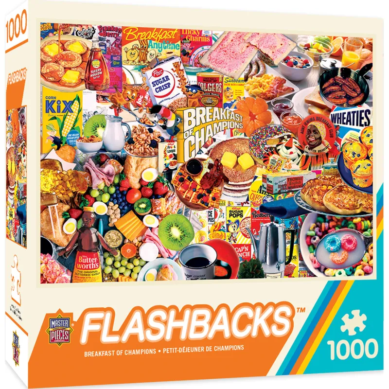 Puzzle Flashback - Breakfast of Champions - 1000 pièces - Master-Pieces ...