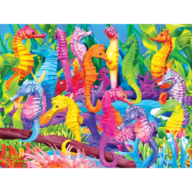 XXL Pieces - Glow in the Dark - Singing Seahorses
