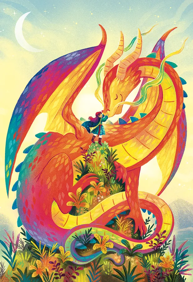 XXL Pieces - Rainbow Dragon