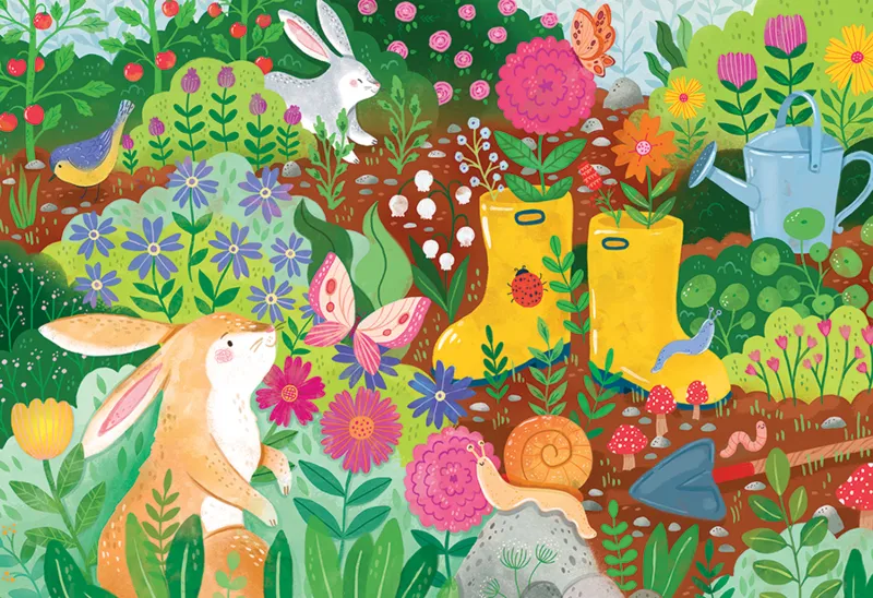 XXL Pieces - Rabbit Garden