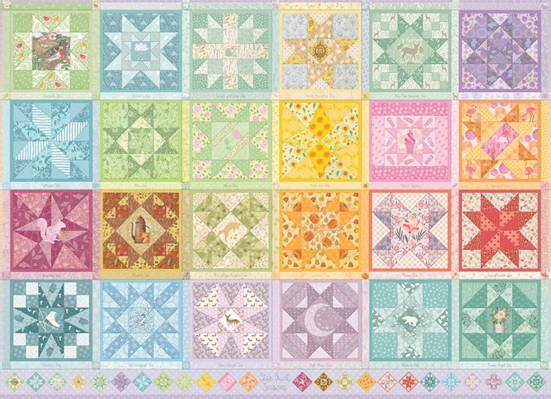 Star Quilt Seasons - Random Cut