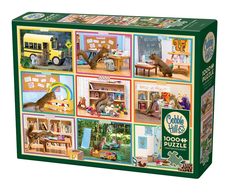 Squirrels at School - Random Cut