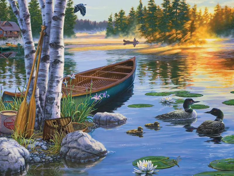 XXL Pieces - Morning on the Lake