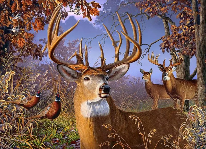 XXL Pieces - Deer and Pheasant