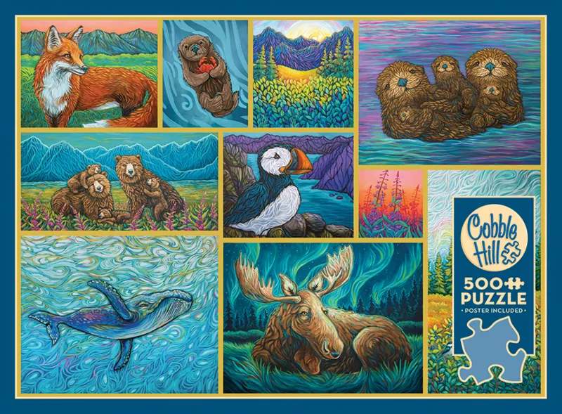 XXL Pieces - Alaskan Animals - Random Cut
